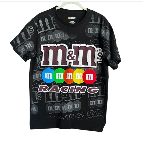 Nascar Other - EUC Vintage Nascar M&M Kyle Busch Racing Tee in Black size Medium